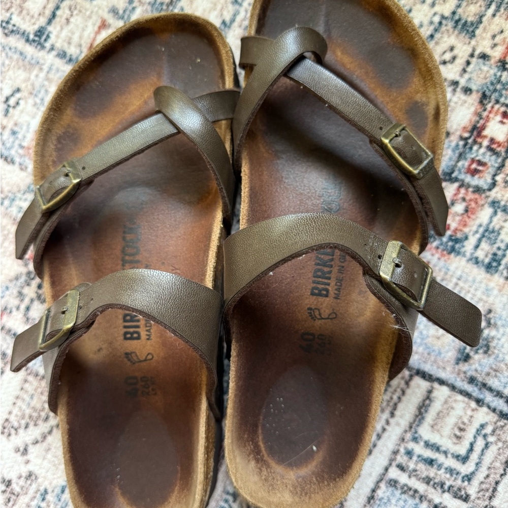 Birkenstock Brown Leather Sandals